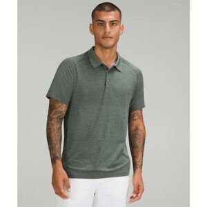 253- EUC Mens Lululemon Metal Vent Tech Polo Shirt (P2P 19)